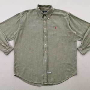 Polo Ralph Lauren Shirt Vintage Polo Ralph Lauren Flannel Shirt Size L