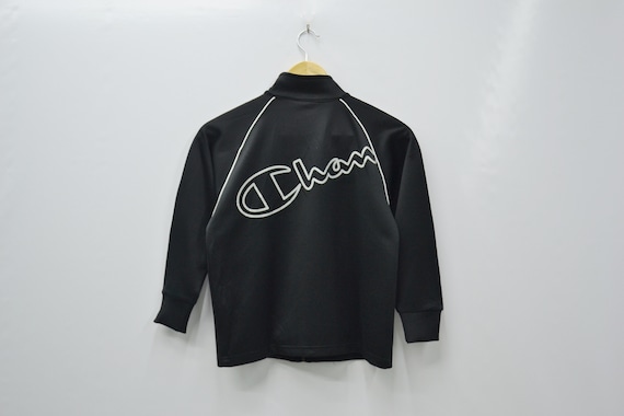 Champion Jacket Vintage 90s Champion Track Jacket Champion Taped Logo Spellout Track Top Jacket Size Youth 130 Etsy Canada