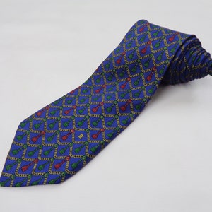 Celine Tie Celine Silk Vintage Celine Made In Spain Men&#39;s Designer Dress Necktie
