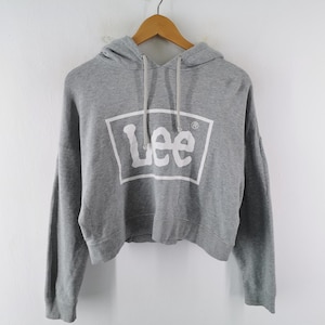 LEE Hoodie Vintage Lee Pullover Vintage Lee Croptop Hoodie Sweatshirt Size M
