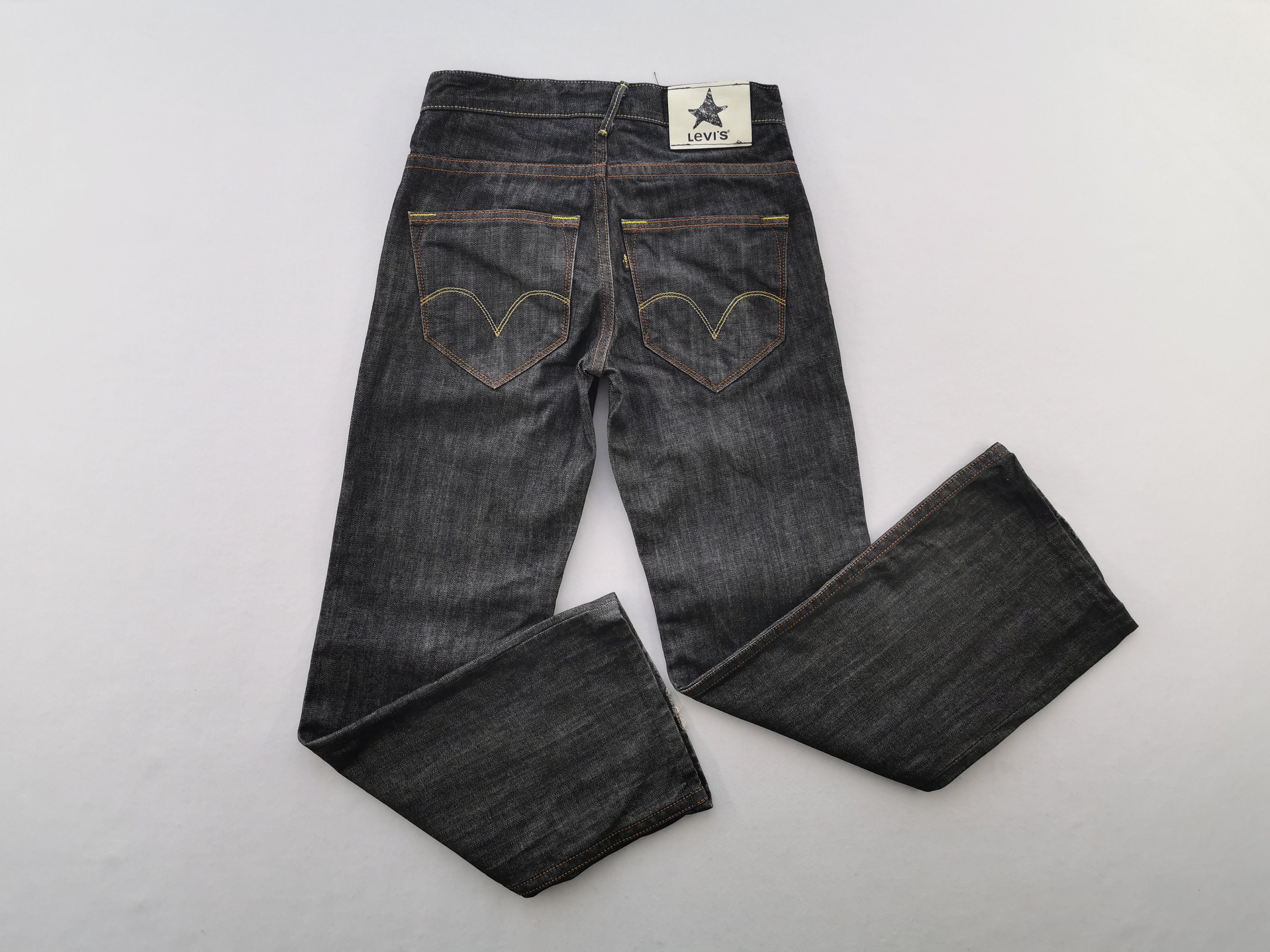 Levis Black Star Jeans Vintage 00s Levis Black Star Made in - Etsy