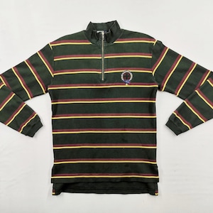 Polo Ralph Lauren vintage Polo Ralph Lauren vintage Polo Ralph Lauren fabriqué au Japon Polo rugby à rayures Taille M