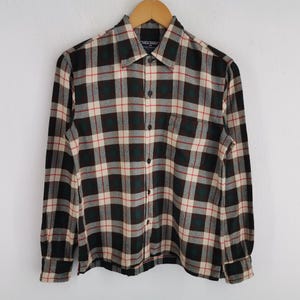 Ralph Lauren Shirt Vintage Polo Sport Ralph Lauren Sportswomen Checkered Flannel Shirt Womens Size M