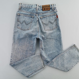 Edwin Jeans Distressed Vintage Size 31 Edwin Denim Pants Edwin Made In USA Acid Wash Denim Jeans Pants Size 31/32x27
