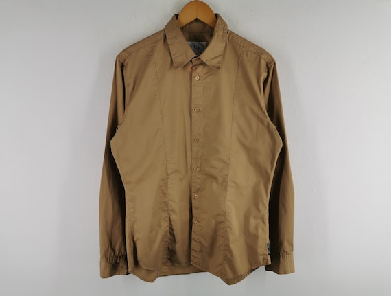 Armani Exchange, Armani Exchange Shirt Vintage 90s Armani Exchange Women Button Shirt Size M