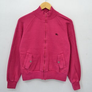 Burberry Jacket Burberry Track Jacket Burberry London Lovely Pinky Track Top Sweater Jacket Women&#39;s Size 38
