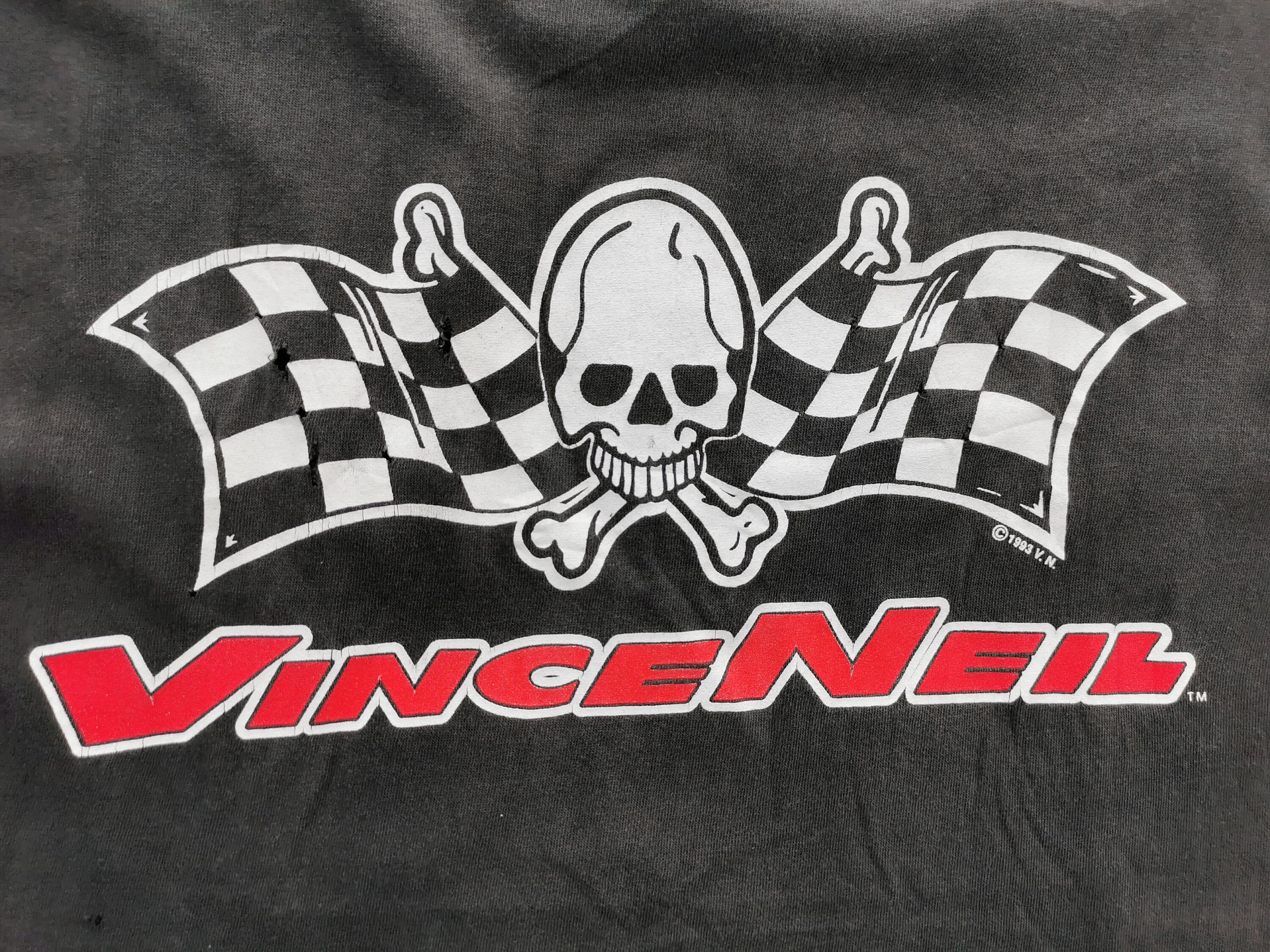 Distressed Vintage 90s Vince Neil Made in USA Exposed Tour '93 Tee