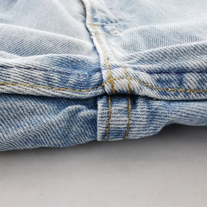 Levis 520 Jeans Distressed Vintage Levis 520 Denim Jeans Made In USA Size 28/29x33 image 8