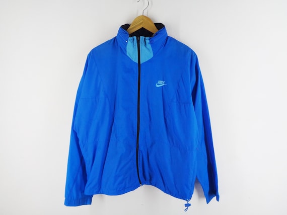 Nike Jacket Vintage Nike Windbreaker 90s Nike Swo… - image 1