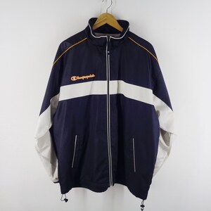Champion Jacket Vintage Size Jaspo O Champion Windbreaker 90s Champion Spellout Windbreaker Jacket Size L/XL