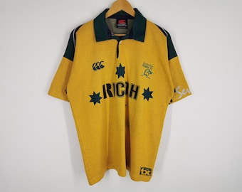 Australia Rugby Shirt Vintage Australia By Canterbury Rugby Seven Shirt Size L