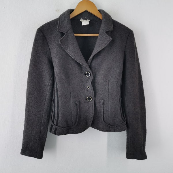 B.B Blazer vintage Size 8 B.B Coat vintage B.B Made In Italy Wool Womens Blazer Coat Size M/L