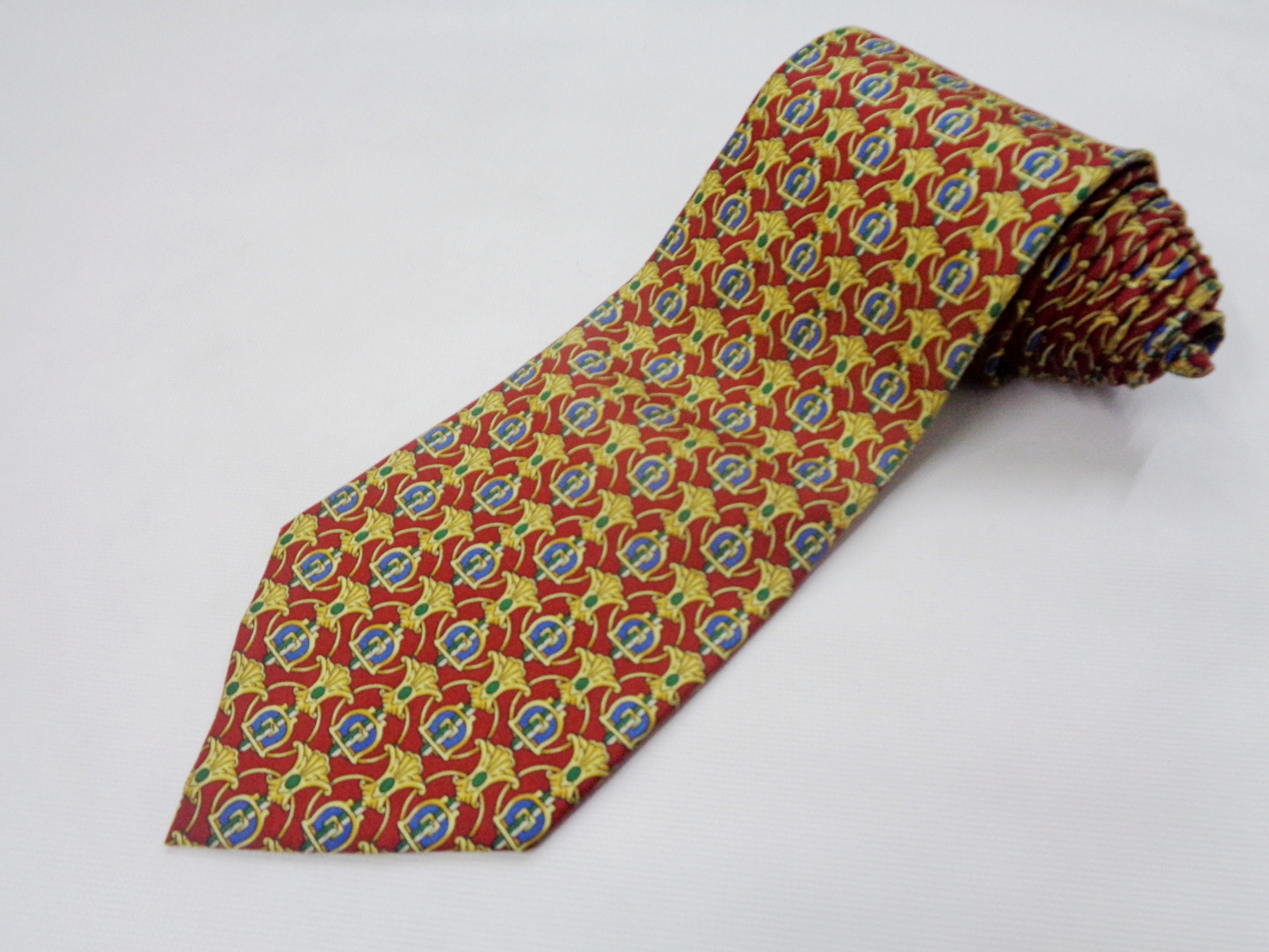 fendi silk tie