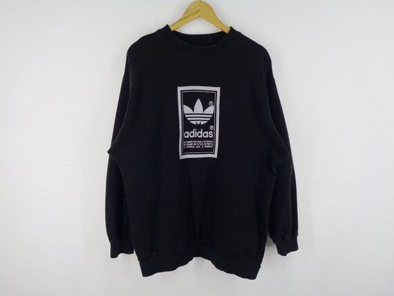 Adidas Sweatshirt Vintage 90's Adidas Trefoil Pull