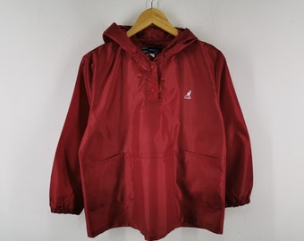 Kangol Jacket Kangol Windbreaker Kangol Pullover Hoodie Windbreaker Jacket Size M-L