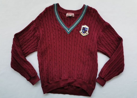 McGregor sweater Vintage McGregor trui McGregor Sportswear Made in Japan trui gebreide trui maat L Etsy Nederland