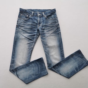 Jeans effet vieilli Tornado Mart vintage des années 90 Jeans en denim Tornado Mart fabriqués au Japon taille M taille 31