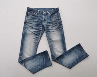 Vintage Tornado Mart Flare Jeans Size 31 Tornado Mart Button Fly
