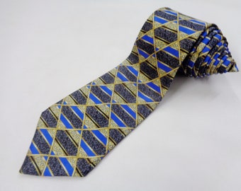 Lanvin Tie Vintage Lanvin Silk Necktie Lanvin Paris Made In France Designer Dress Silk Necktie