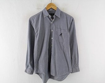 Chemise Kangol vintage des années 90 Kangol Button Down Tee Shirt Kangol Poket Taille M