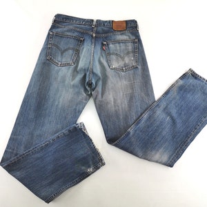 Levis Jeans Distressed Vintage Size 33 Levis Denim Pants Vintage Levis Made In Japan Denim Jeans 31/32x34