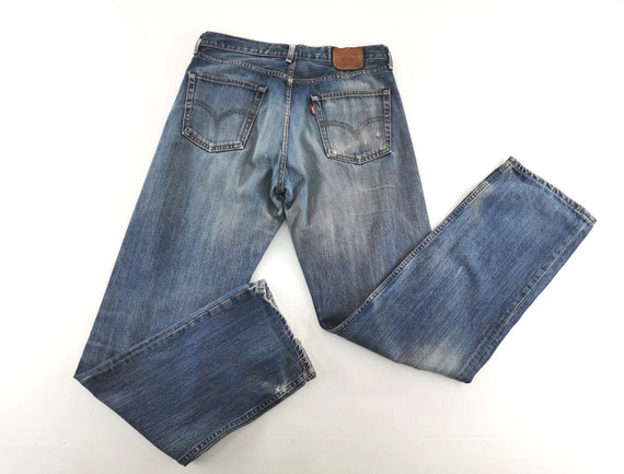 Levis Jeans Distressed Vintage Size 33 Levis Denim Pants Vintage