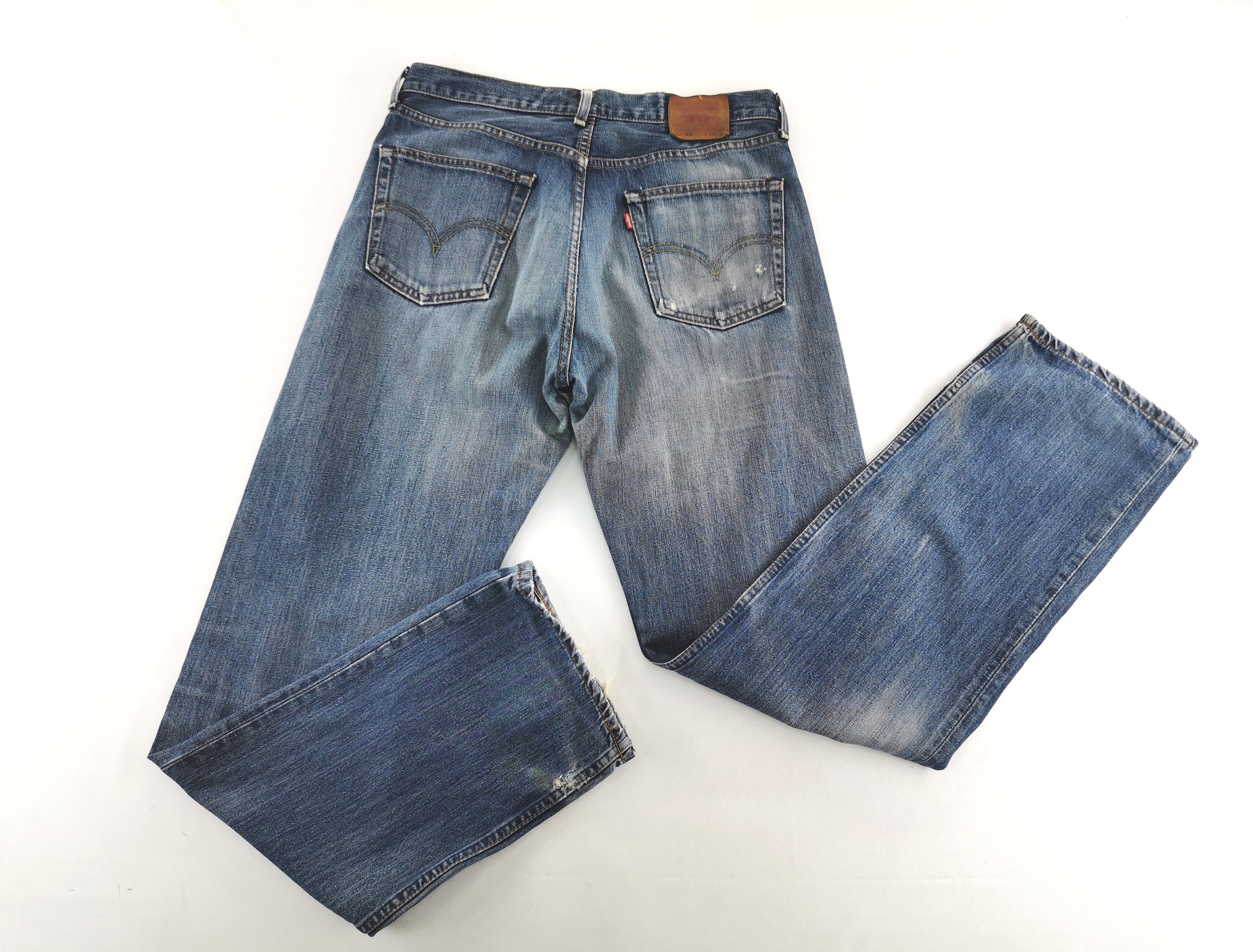 Levis Jeans Distressed Vintage Size 33 Levis Denim Pants - Etsy