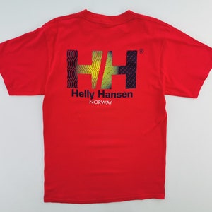 Helly Hansen Shirt Helly Hansen T Shirt Helly Hansen Norway HH Big Logo Yellow Tee T Shirt Size L