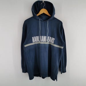 Karl Kani Sweatshirt Vintage 90&#39;s Karl Kani Jeans Pullover Hoodie Size M