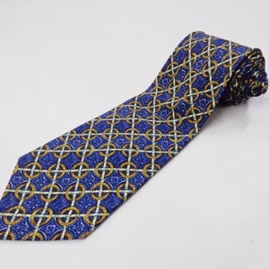 Celine Tie Celine Silk Vintage Celine Made In Italy Men&#39;s Designer Dress Necktie