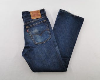 Levis Jeans Vintage 90s Levis Lot 517 Denim Jeans Made In Japan Size 32/32x34