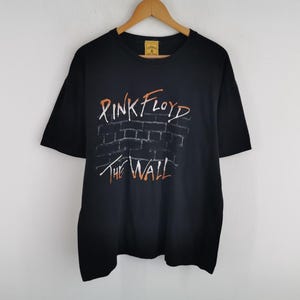 Pink Floyd Shirt Vintage 90s Pink Floyd The Wall Band Tee T Shirt Size L