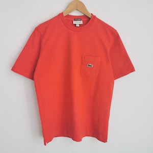 Camisa Lacoste, camiseta vintage Lacoste, camiseta relajada vintage Lacoste, talla XS