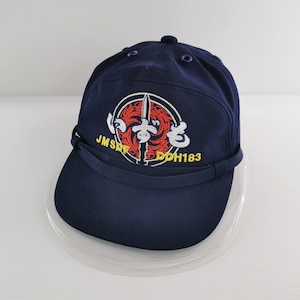 海上自衛隊キャップ ヴィンテージ 海上自衛隊帽子 ヴィンテージ 海上自衛隊ロゴ入り帽子 キャップ 日本製