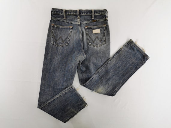 Wrangler Jeans Distressed Vintage Wrangler Denim P