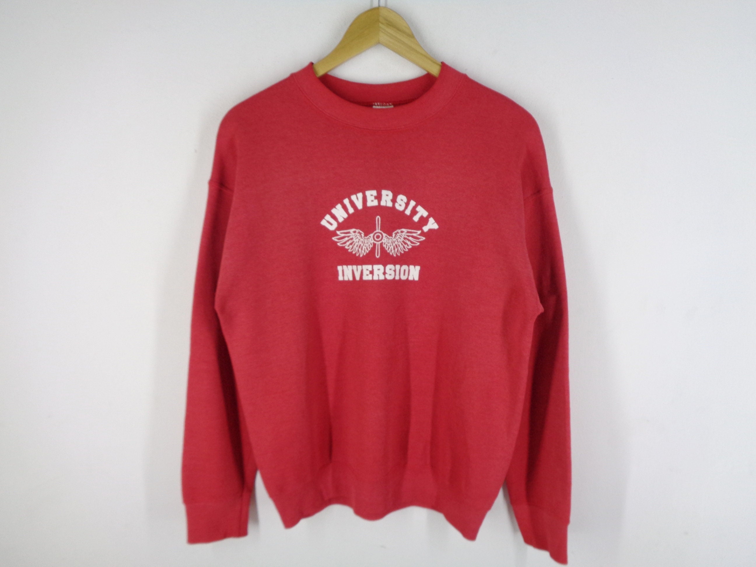 【oan】Reverse Inversion Sweatshirt 50s Champion Reverse Weave USAFA Sun Faded Distressed