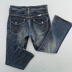 Wrangler Jeans Distressed Vintage Size M Wrangler Denim Pants Vintage Wrangler Denim Jeans Pants Size 32/33x28.5