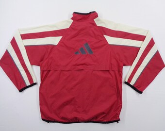 Adidas Veste vintage Adidas Windbreaker 90s Adidas Color Block Coupe-vent Veste Taille M