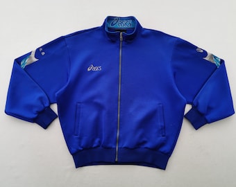 Asics Jacket Vintage 90's Size Jaspo O Asics Logo Track Jacket Made In Japan