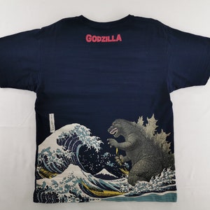 ヴィンテージ ステューシー ゴジラ フォトプリント Tシャツ
