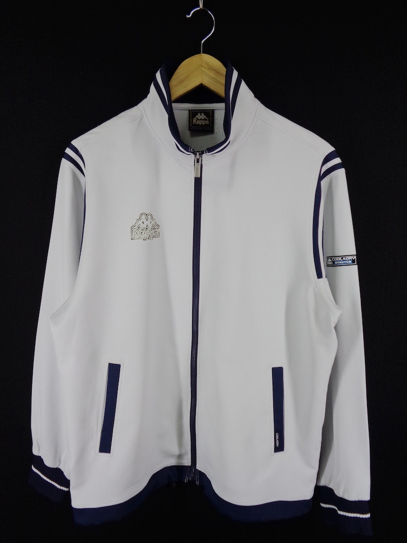 Kappa Label Kappa Jacket Vintage Kappa Track Jacket 90s Kappa Track Top Jacket Size ...