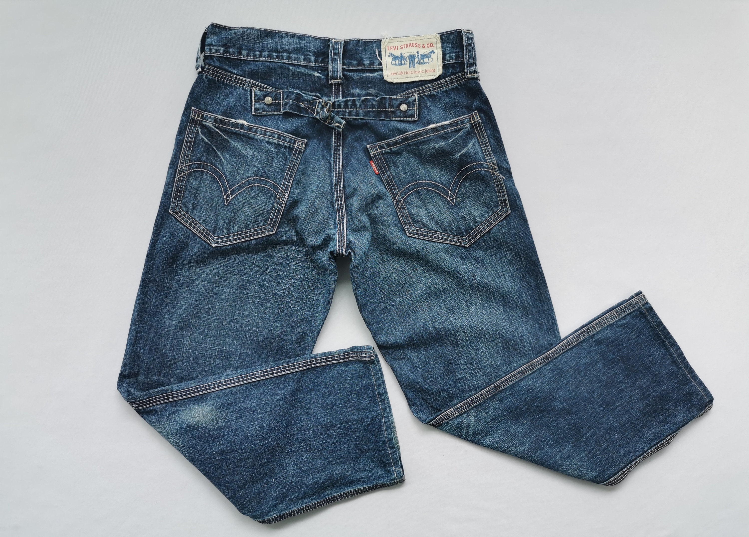 Levis Jeans Distressed Size 31 Levis Denim Pants Levis Back - Etsy