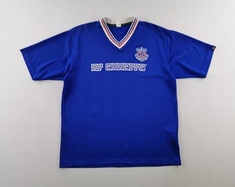 Nr Ennerre Vintage Football Soccer T-shirt Retro by Goldwin Japan