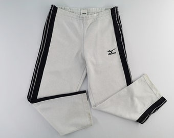 Mizuno Pants Vintage Size Jaspo M Mizuno Track Pants 90s Mizuno Made in Japan Tracksuit Track Pants Size 36 40x29.5 Etsy