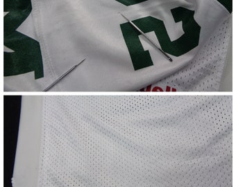 Maillot Vintage Riddell Garçon Taille M - Noir Crop Top Nylon - Fabriqué Aux USA Années 90