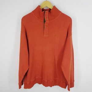 Ralph Lauren Sweatshirt Vintage Chaps Ralph Lauren Pullover Vintage Chaps Ralph Lauren Classic Brick Red Sweatshirt Size 2L