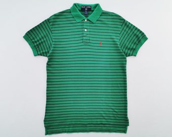 Ralph Lauren Polo Sport Shirt Vintage Ralph Lauren Polo Shirt Vintage Ralph Lauren Polo Sport Striped Polo Shirt Size M