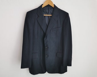 BURBERRYS Vintage Mens Blazer 80s Authentic Burberry of