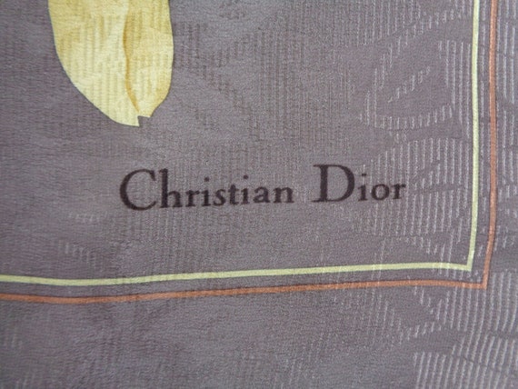 Christian Dior Scarf Vintage Christian Dior Silk … - image 4