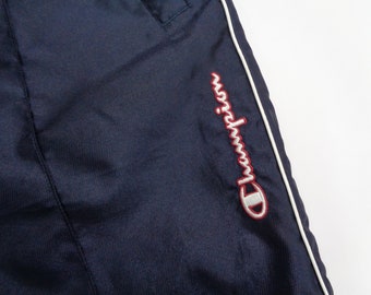 Champion Pants Vintage Size Jaspo L Champion Track Bottom Pants 90s Champion Tracksuit Size 26/38x30